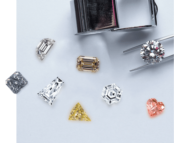 Calibrated Natural Fancy Shaped Diamonds